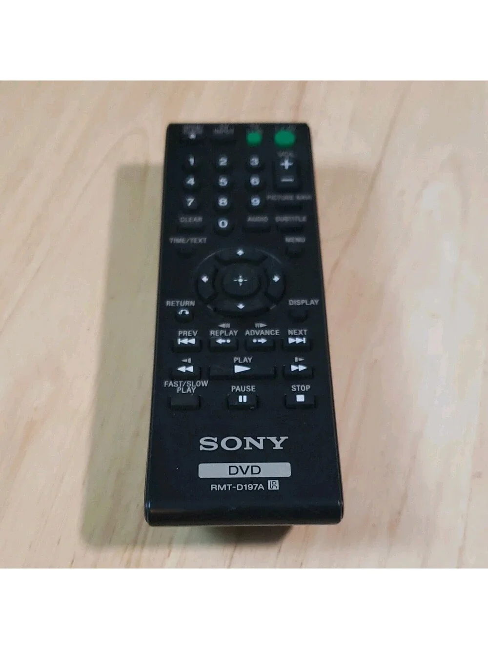 Sony RMT-D197A Wireless DVD Remote Control for Sony DVD Players, Black